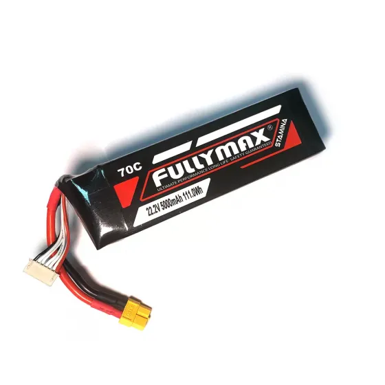 Аккумулятор Fullymax 22.2V 5500mAh Li-Po 6S 70C XT60 фото 1