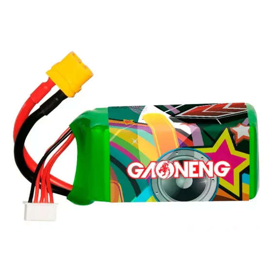 Аккумулятор GNB 14.8V 1300mah 120C Li-Po 4S1P XT60 фото 1