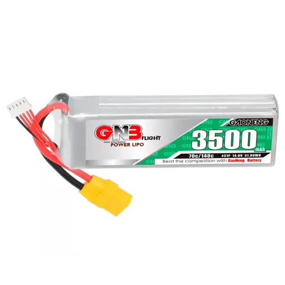 Аккумулятор GNB 22.2V 3500mah 70C Li-Po 6S1P XT90 фото 1