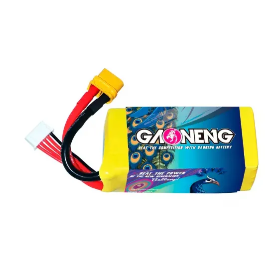 Аккумулятор GNB 15.2V 1500mah 160C Li-Po 4S1P HV XT60 фото 2