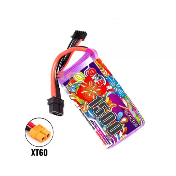 Аккумулятор GNB 15.2V 1500mah 120C Li-Po 4S1P HV XT60 фото 2