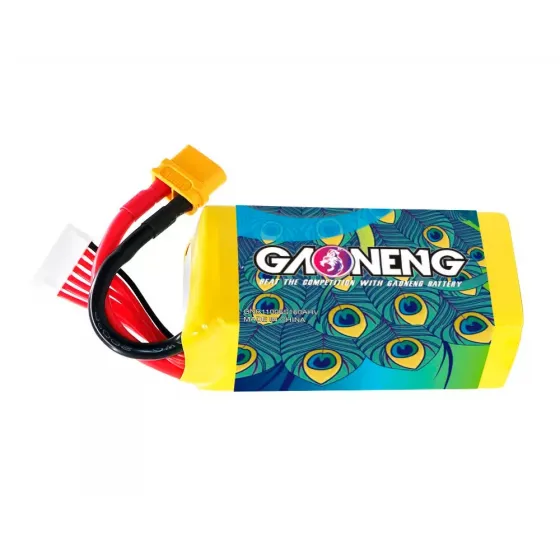 Аккумулятор GNB 22.8V 1100mah 160C Li-Po 6S1P HV XT60 фото 2
