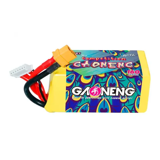 Аккумулятор GNB 22.8V 1300mah 160C Li-Po 6S1P HV XT60 фото 2