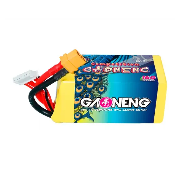 Аккумулятор GNB 22.8V 1500mah 160C Li-Po 6S1P HV XT60 фото 2