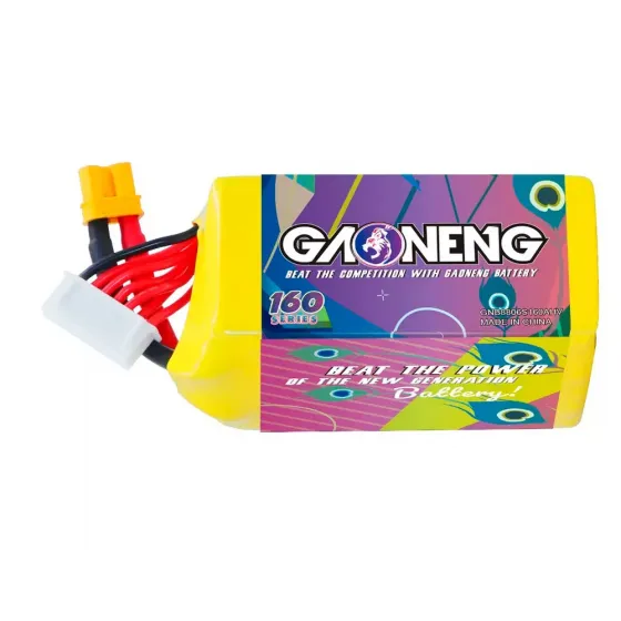 Аккумулятор GNB 22.8V 880mah 160C Li-Po 6S1P HV XT30 фото 2