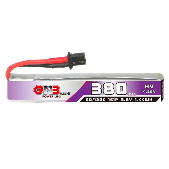 Аккумулятор GNB 3.8V 380mah 60C Li-Po 1S1P HV A30 (Cabled) фото 1