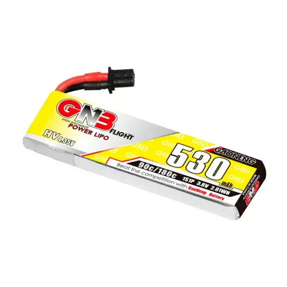 Аккумулятор GNB 3.8V 530mah 90C Li-Po 1S1P HV A30 (Cabled) фото 1