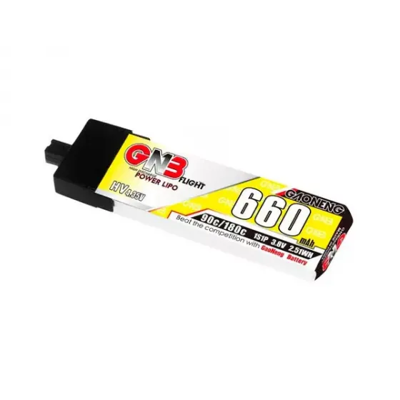 Аккумулятор GNB 3.8V 660mah 90C Li-Po 1S1P HV A30 (Plastic head) фото 1