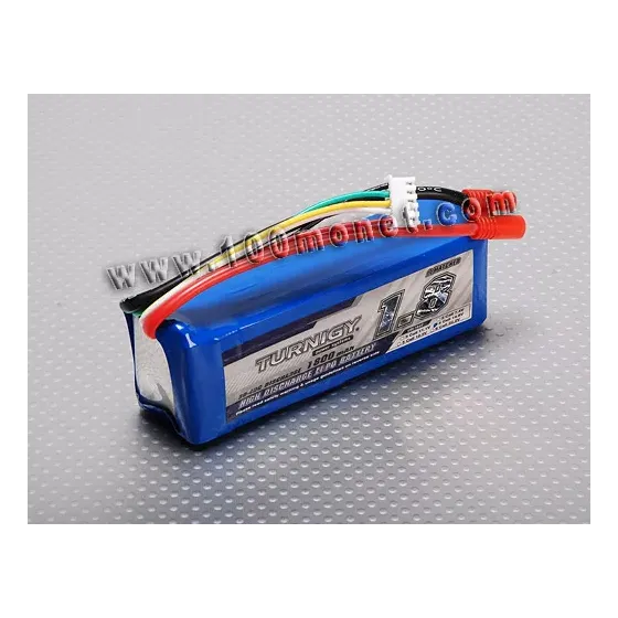 Аккумулятор 14.8V 1800mAh 4S 30C Lipo Pack (Turnigy, HO1800.4S.30) фото 1
