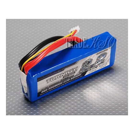 Аккумулятор 7.4V 2200mAh 2S 20C Lipo Pack (Turnigy, HO2200.2S.20) фото 1