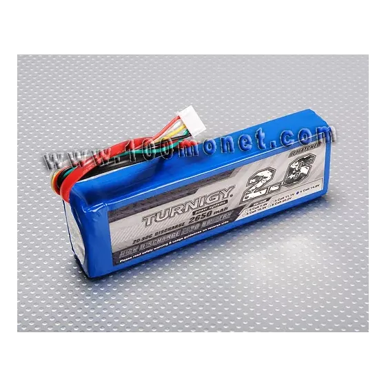 Аккумулятор 14.8V 2650mAh 4S 20C Lipo Pack (Turnigy, HO2650.4S.20) фото 1