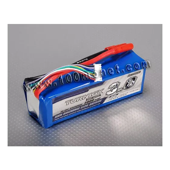 Аккумулятор 22.2V 3000mAh 6S 30C Lipo Pack  (Turnigy, HO3000.6S.30) фото 1