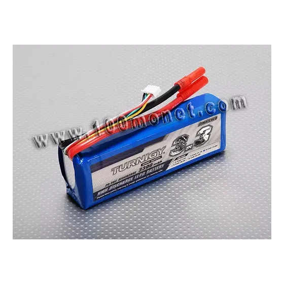 Аккумулятор 14.8V 3300mAh 4S 20C Lipo Pack (Turnigy, HO3300.4S.20) фото 1