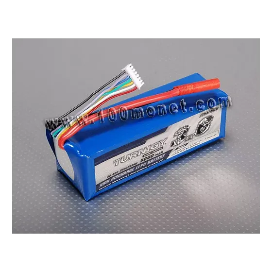 Аккумулятор 22.2V 3600mAh 6S 30C Lipo Pack (Turnigy, HO3600.6S.30) фото 1