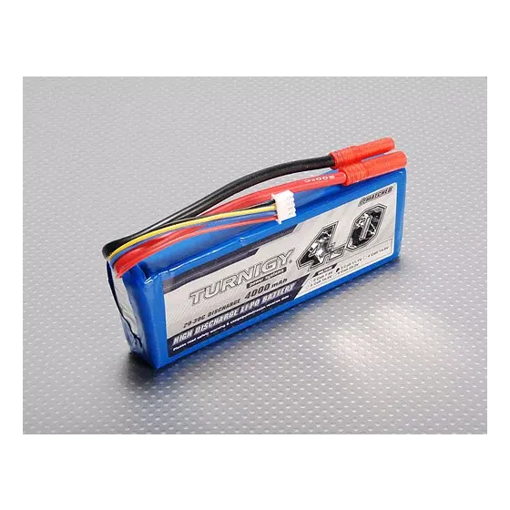 Аккумулятор 11.1V 4000mAh 3S 20C Lipo Pack (Turnigy, HO4000.3S.20) фото 1