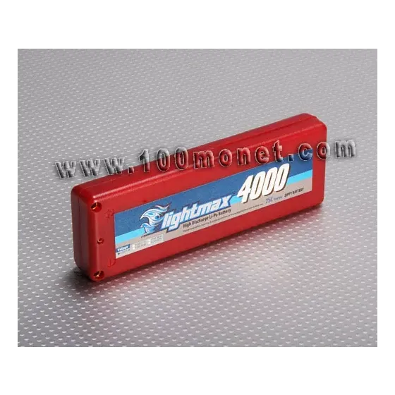 Аккумулятор 7.4V 4000mAh 2S1P 25C Car Lipoly (Flightmax, HO40002S-25) фото 1