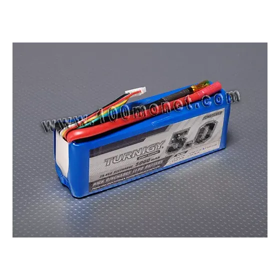Аккумулятор 14.8V 5000mAh 4S 35C Lipo Pack (Turnigy, HO5000.4S.35) фото 1