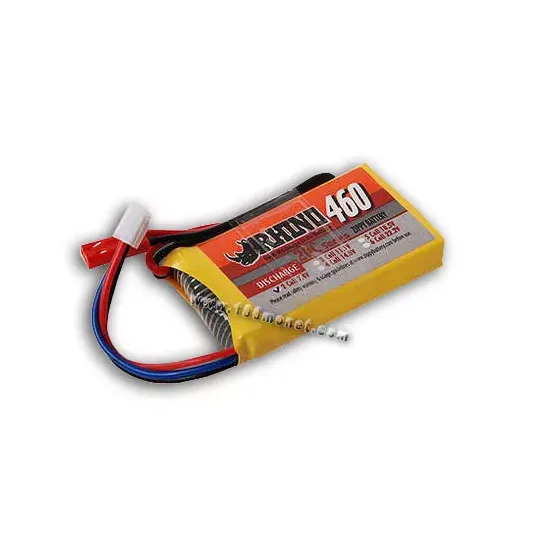 Аккумулятор 7.4V 460mAh 20C Lipoly Pack (Rhino, R460-20-2) фото 1