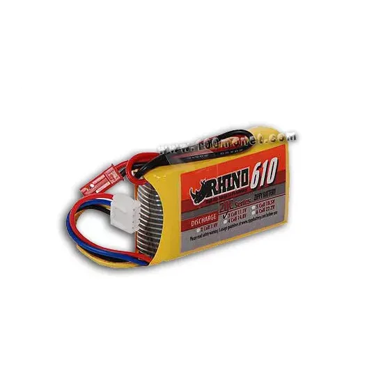 Аккумулятор 11.1V 610mAh 20C Lipoly Pack (Rhino, R610-20-3) фото 1