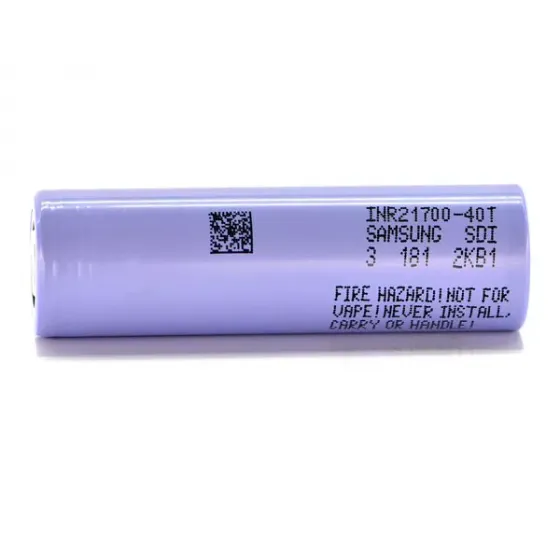 Аккумулятор 21700 Samsung SDI INR21700-40T (40T3) Li-Ion 4000мАч 35А фото 1