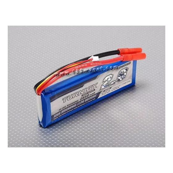 Аккумулятор 7.4V 2650mAh 2S 30C Lipo Pack (Turnigy, T2650.2S.30) фото 1
