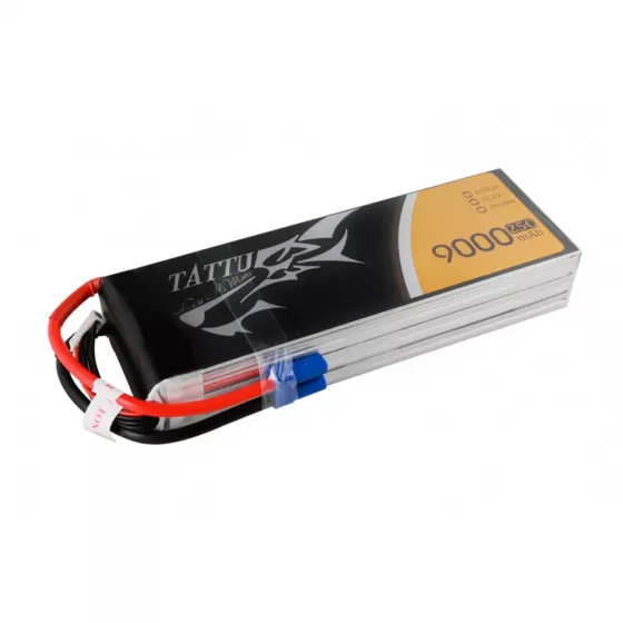 Аккумулятор Gens Ace TATTU Li-Po 22.2V 9000 mAh 6S1P 25C Soft Case фото 1
