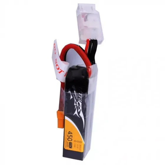 Аккумулятор Tattu LiPO 11,1 В 450 мАч 3S 75C удлиненный фото 1