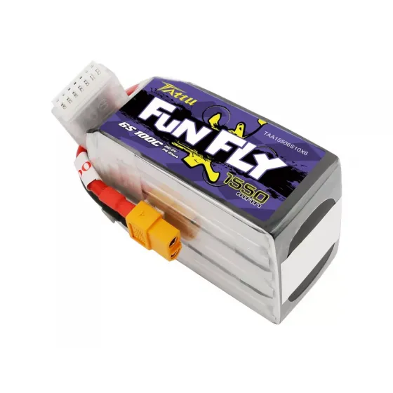 Аккумулятор Tattu FunFly LiPO 22,2В 1550мАч 6S 100C XT60 фото 3