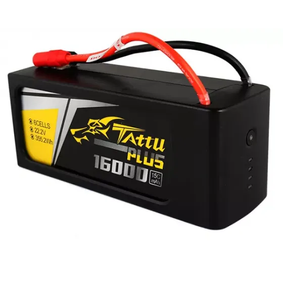 Аккумулятор Tattu LiPO 22,2 В 16000 мАч 6S 15C (TA-PLUS-15C-16000-6S1P) фото 4