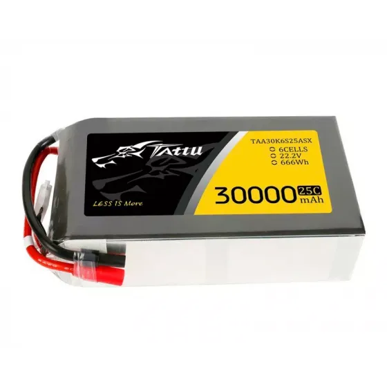 Аккумулятор Tattu LiPO 22,2В 30000мАч 6S 25C AS150+XT150 фото 3