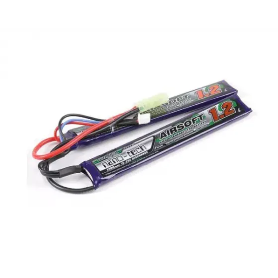 Аккумулятор Turnigy 7.4V 1200mah 2S 15-25C Lipo AIRSOFT Nunchuck Pack для страйкбола фото 1