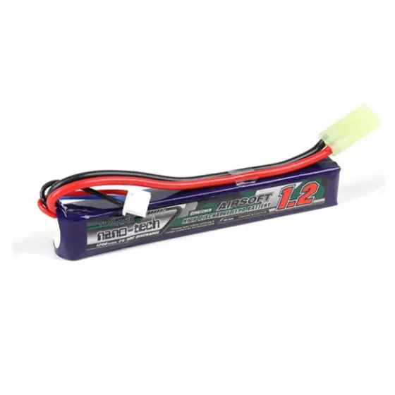 Аккумулятор Turnigy 7.4V 1200mAh 2S 25-50C Lipo AIRSOFT Pack для страйкбола фото 1
