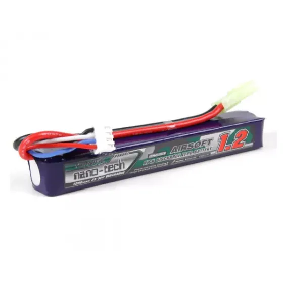 Аккумулятор Turnigy 11.1V 1200mAh 3S 25-50C Lipo AIRSOFT Pack для страйкбола фото 1