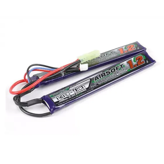 Аккумулятор Turnigy 7.4V 1400mah 2S 15-25C Nano-Tech Lipo AIRSOFT Nunchuck Pack для страйкбола фото 1