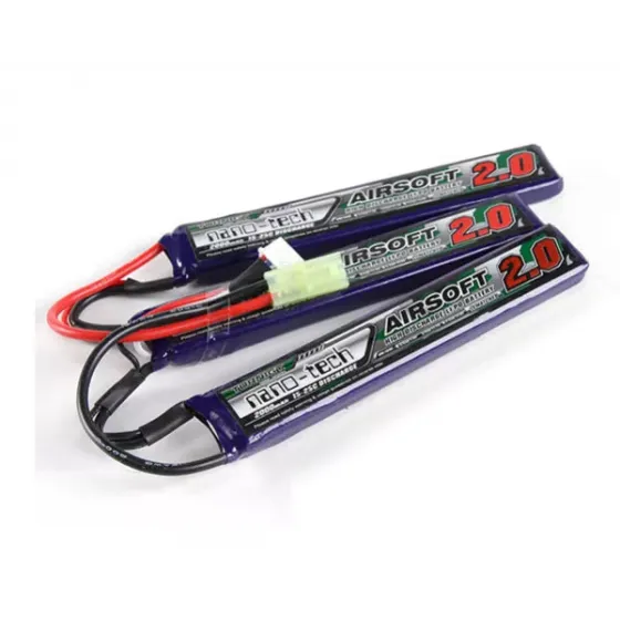 Аккумулятор Turnigy 11.1V 2000mah 3S 15-25C Lipo AIRSOFT Nunchuck Pack для страйкбола фото 1