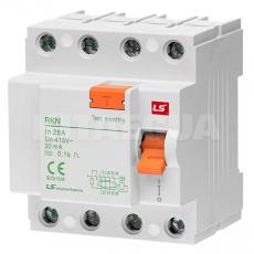 Устройство защитного отключения 25А 6 кА 30мА 4P RKN LS Electric (062400378B) фото