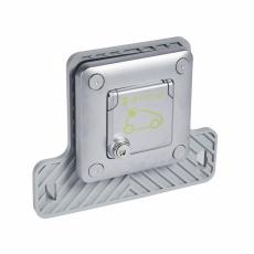 Металлическая розетка для скрытого монтажа Legrand Green'up Access, закрытая (077857) фото