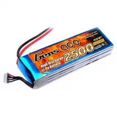 Аккумулятор Gens Ace Li-Po 14.8V 2500 mAh 4S1P 25C Soft Case фото