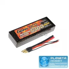 Аккумулятор Gens Ace Li-Po 7.4V 5300 mAh 2S1P 65C T-Plug Hard Case фото