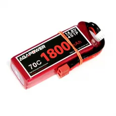 Аккумулятор AGA POWER Li-Po 1800mAh 14.8V 4S 70C Softcase T-Plug фото