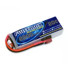 Аккумулятор Fullymax 11.1V 2200mAh Li-Po 3S 20C T-plug фото