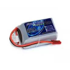 Аккумулятор Fullymax 11.1V 650mAh Li-Po 3S 20C JST фото