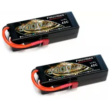 Аккумулятор Fullymax 11.1V 5000mAh Li-Po 3S1P 45C, T-plug HardCase (2 шт.) фото