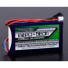 Аккумулятор Turnigy 6.6V 2100mAh 2S1P 20C LiFePo4, nano-tech, для передатчика (Futaba T14SG & 4PK) фото