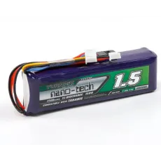 Аккумулятор Turnigy 9.9V 1500mAh 3S LiFe, nano-tech, для передатчиков фото