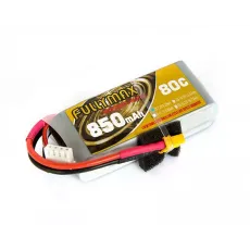 Аккумулятор Fullymax 7.4V 850mAh Li-Po 2S 80C XT30 фото