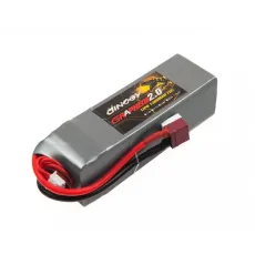 Аккумулятор Dinogy G2.0 Li-Pol 1300mAh 22.2V 6S 70C 31x35x105мм T-Plug фото