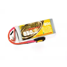 Аккумулятор Fullymax 22.2V 850mAh Li-Po 6S 80C XT30 (130-160mm FPV Drone) фото