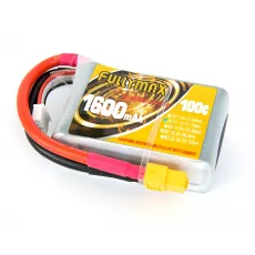 Аккумулятор Fullymax 11.1V 1600mAh Li-Po 3S 100C XT60 фото
