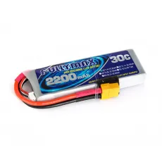 Аккумулятор Fullymax 7.4V 2200mAh Li-Po 2S 30C XT60 фото